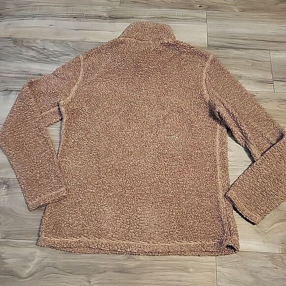 Mountain Khakis Apres Pullover Womens Rose‎ Quarter Zip Sherpa Sweater Outdoor - Picture 5 of 11